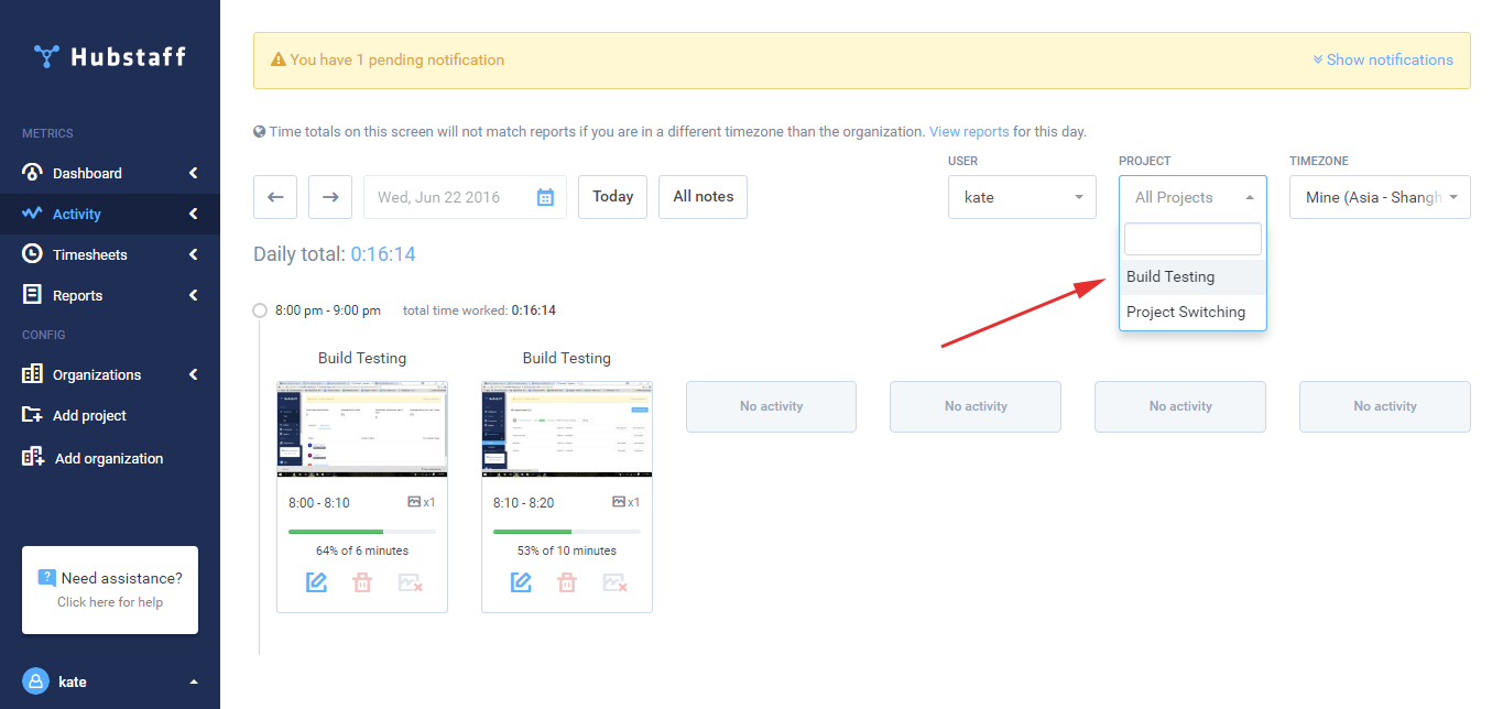How to Delete Screenshots in Hubstaff