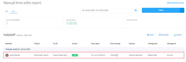 How to Edit Manual Time in Hubstaff Time Tracking