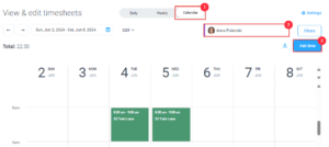 How can I add, delete, or edit time manually in Hubstaff?