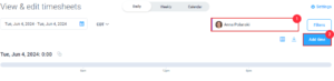 How can I add, delete, or edit time manually in Hubstaff?