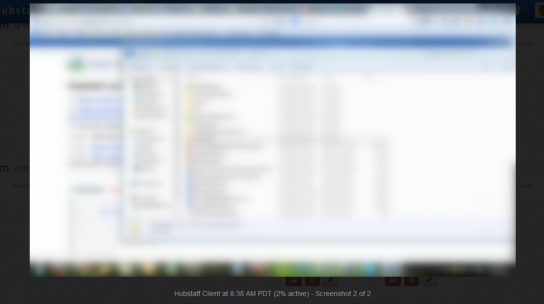 Hubstaff Screenshot Blur for Organizations