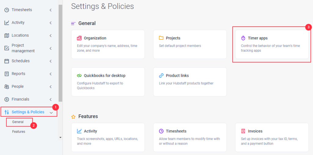 Hubstaff Keep Idle Time Organization Setting Hubstaff Support
