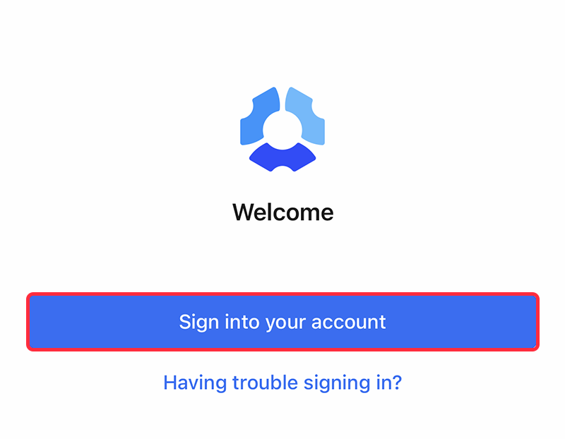 iOS sign in