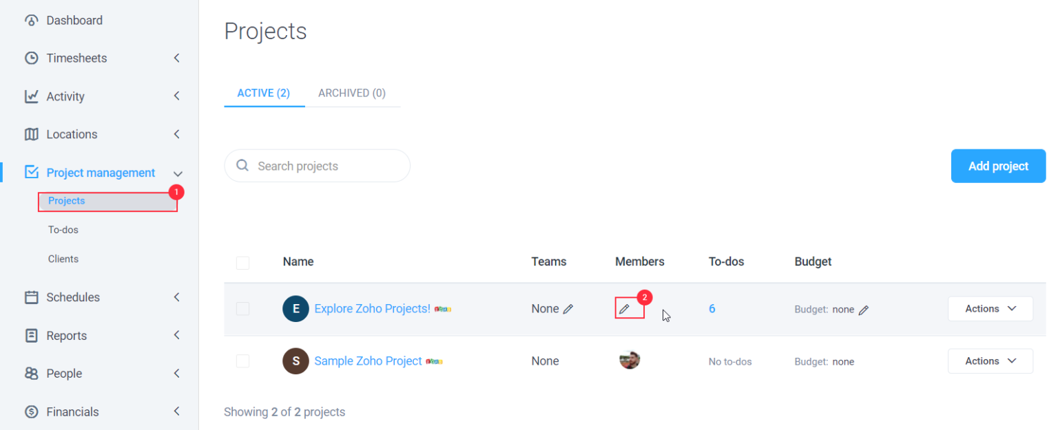 Zoho Projects Time Tracking Integration Setup Hubstaff Support
