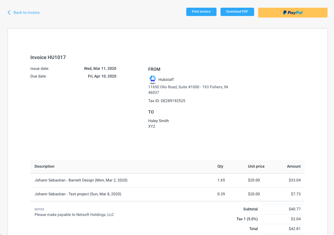 How to Invoice Clients in Hubstaff - Hubstaff Support