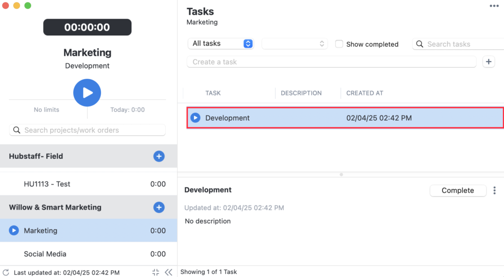 sample timer task