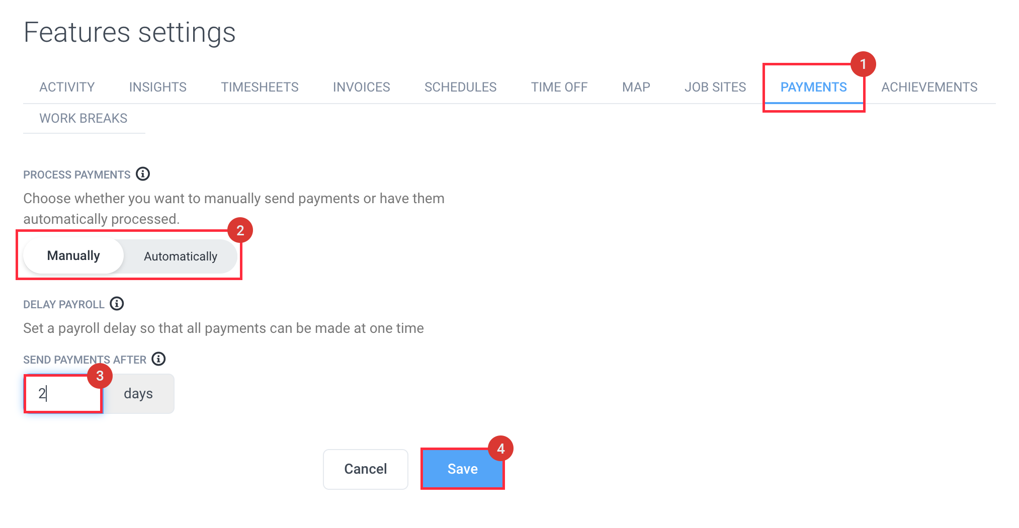 settings features payments 1
