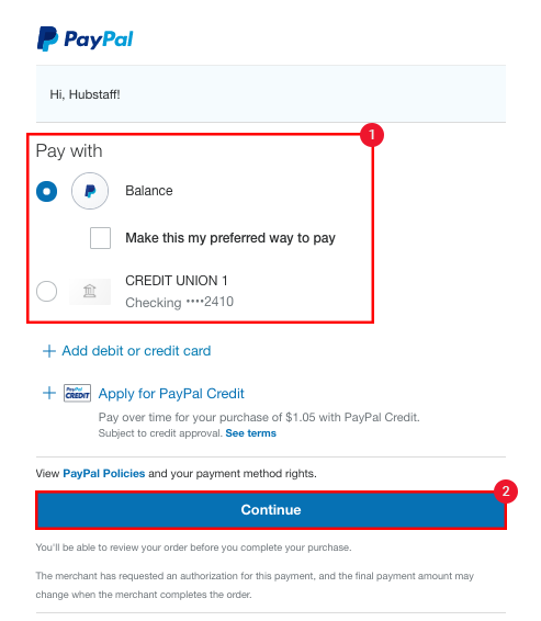 pay online paypal