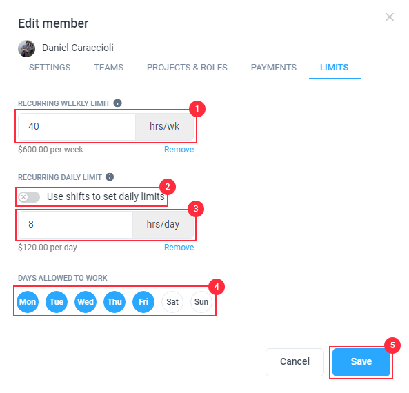 Members and Invite Edit Limits 2