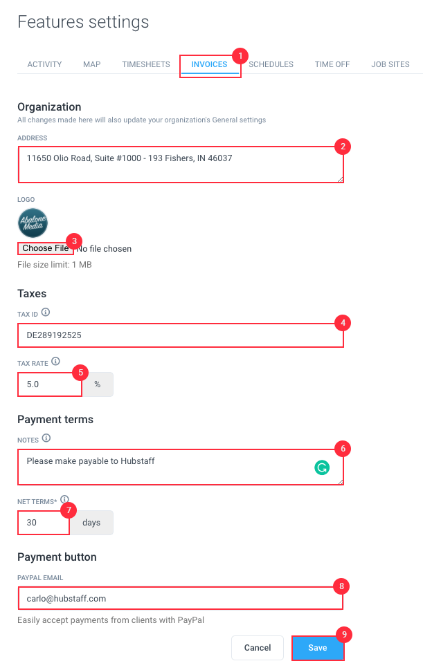 Invoicing Overview Hubstaff Support