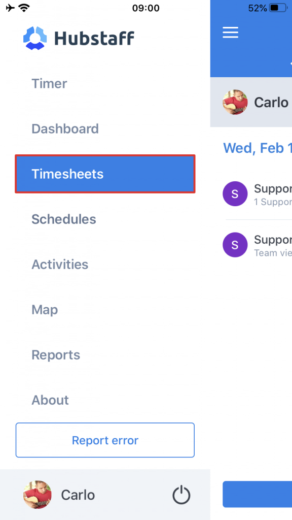 Viewing and editing timesheets on the mobile app Hubstaff Support