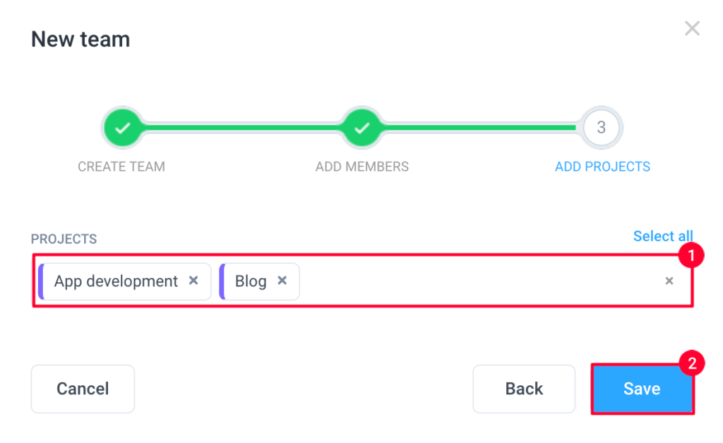 new team projects 1