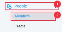 Members and Invite Adding members to Projects 2