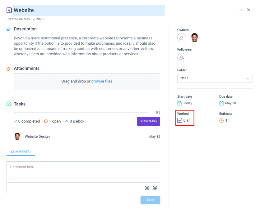 Time Tracking in Hubstaff Tasks