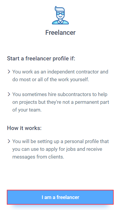 Hubstaff Talent Create Freelancer Profile