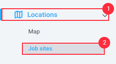 Hubstaff locations job sites