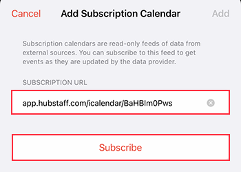ios add subscription calendar button