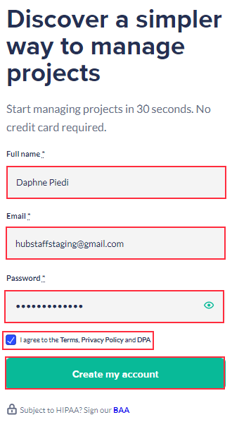 How to Sign up for Hubstaff Tasks Sign Up 1