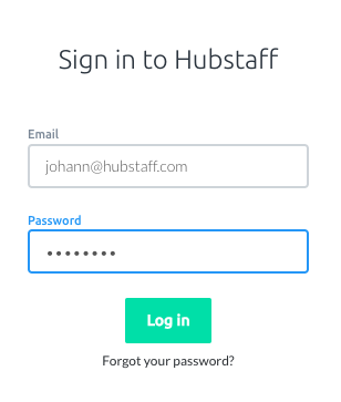 hubstaff login