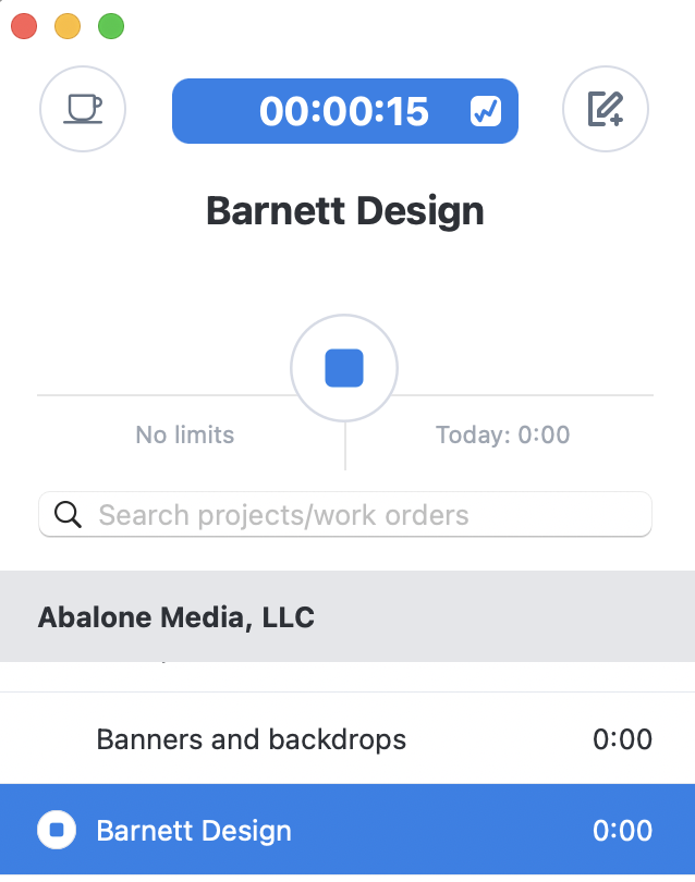 desktop app project tracking