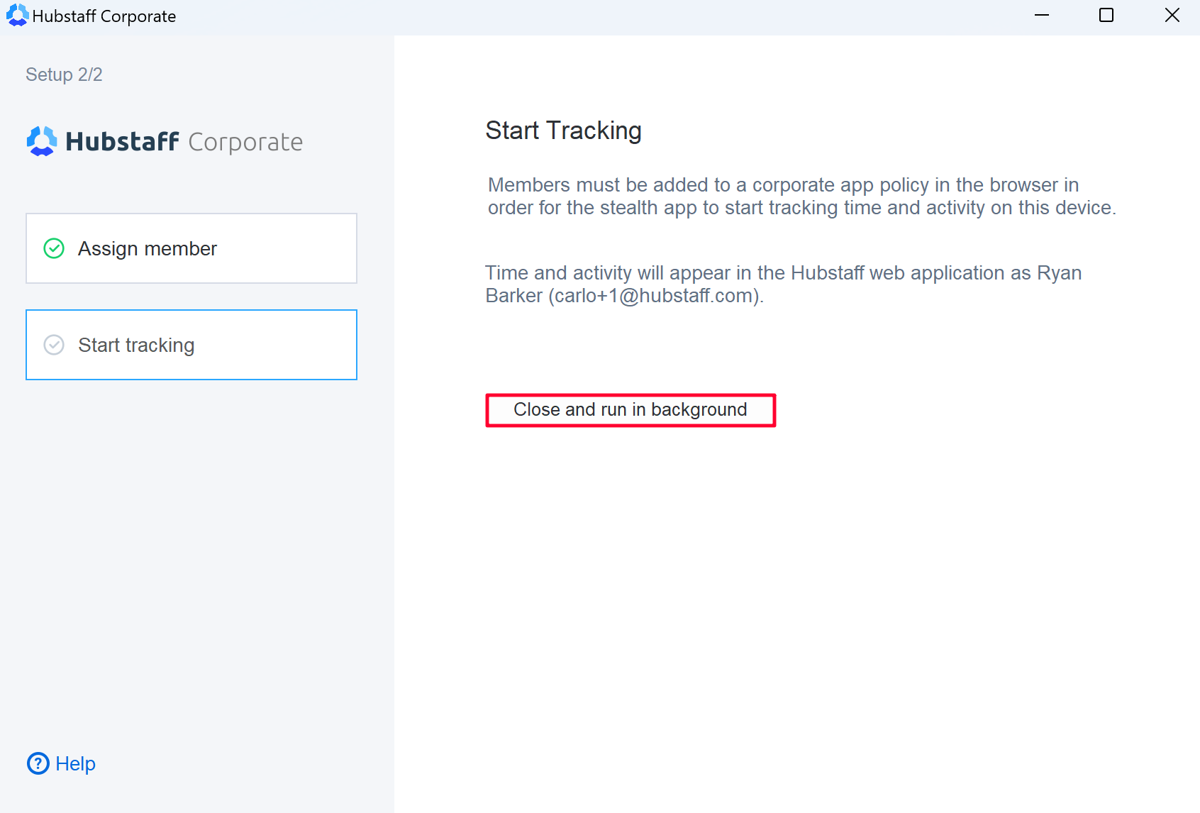Hubstaff Corporate App Hubstaff Support