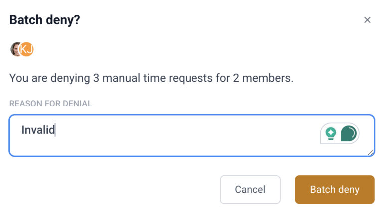 Manual Time Approvals - Hubstaff Support