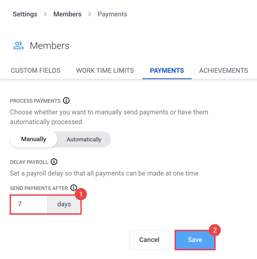 delaying payroll payments