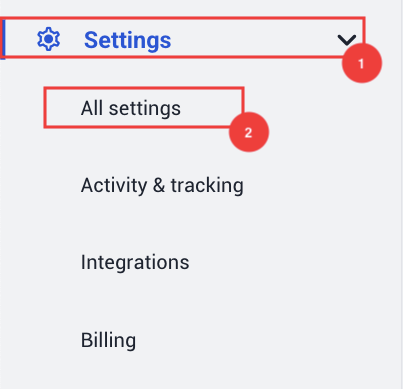 Settings > All Settings