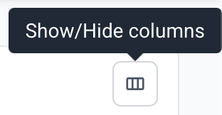 Time and Activity report columns button