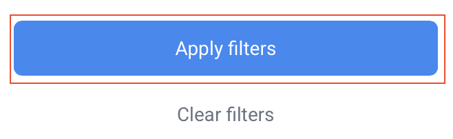Time and Activity report Apply filters button