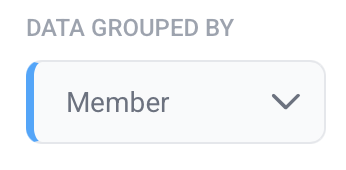 Time and Activity report group by member